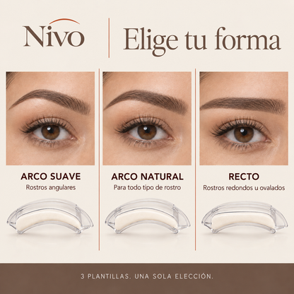 Nivo Duo — Kit Sello de Cejas Simétricas