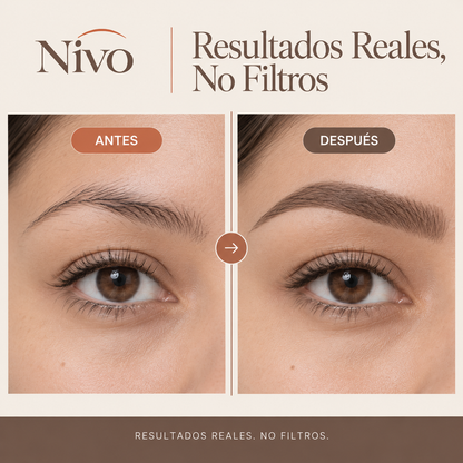 Nivo Duo — Kit Sello de Cejas Simétricas